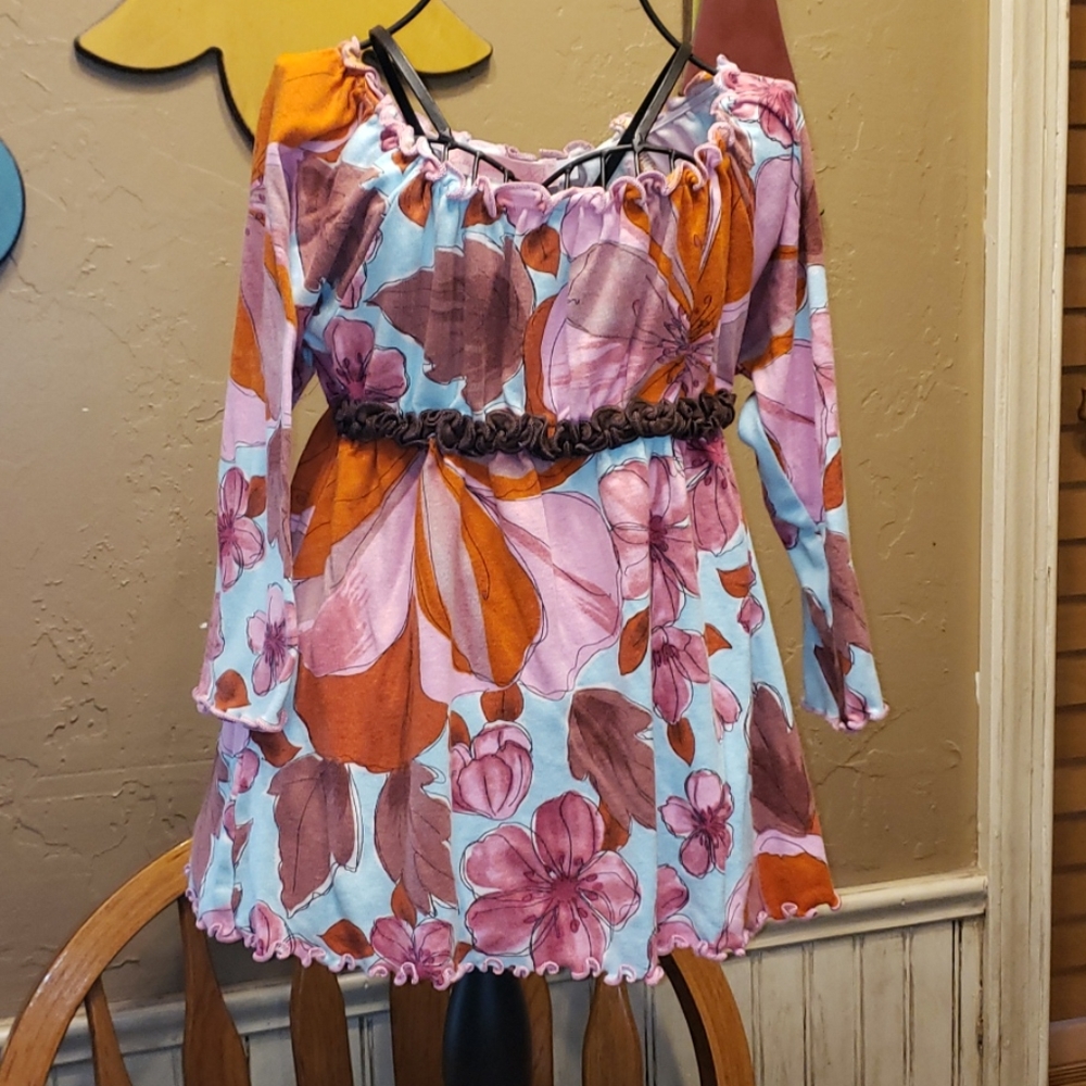 Everyday Nay rose & pink top size 4x